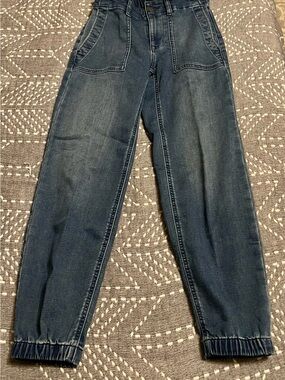 J Crew Jeans with Elastic Cuffs